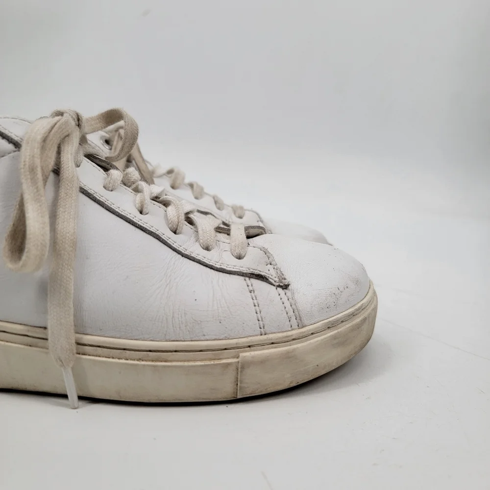 Birkenstock Bend Low Sneakers Size EU 39 White Leather Tennis Shoes